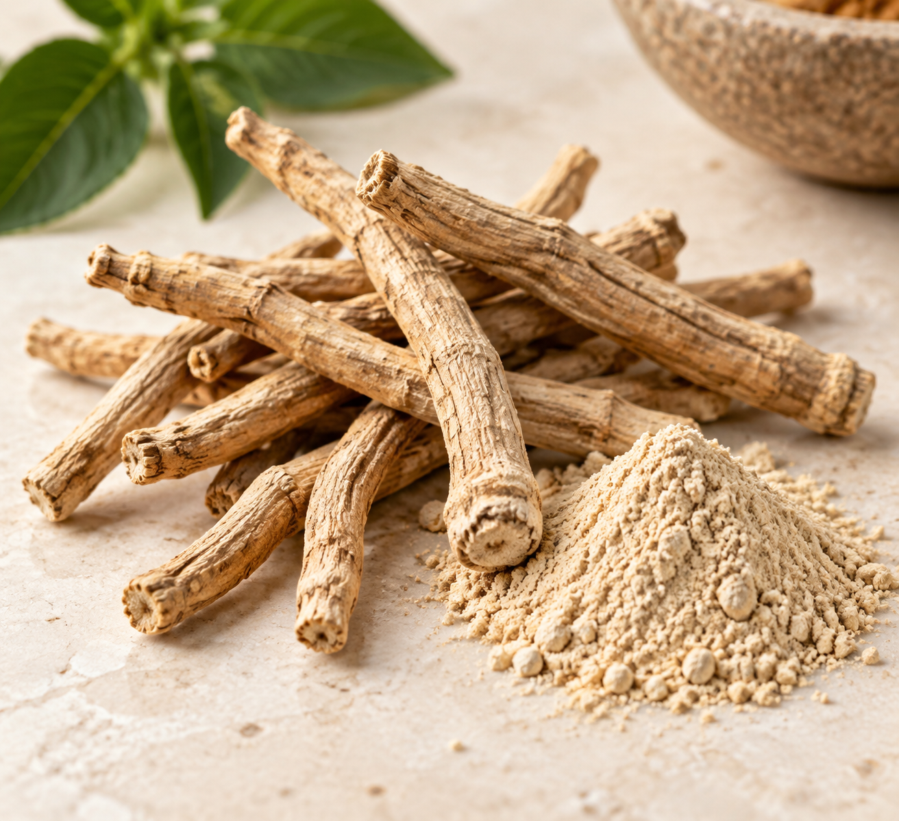 Ashwagandha — natural macro photograph